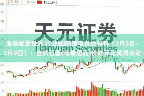 股票配资世界 行业跟踪|锂电负极材料(3月3日-3月9日):自然石墨(低端居品)价钱环比莫得变动
