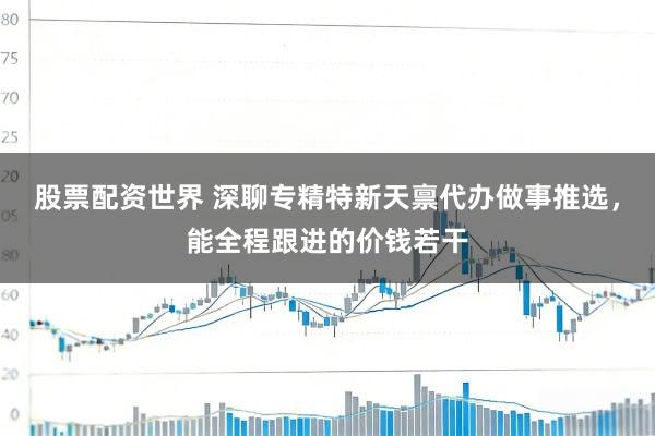 股票配资世界 深聊专精特新天禀代办做事推选，能全程跟进的价钱若干